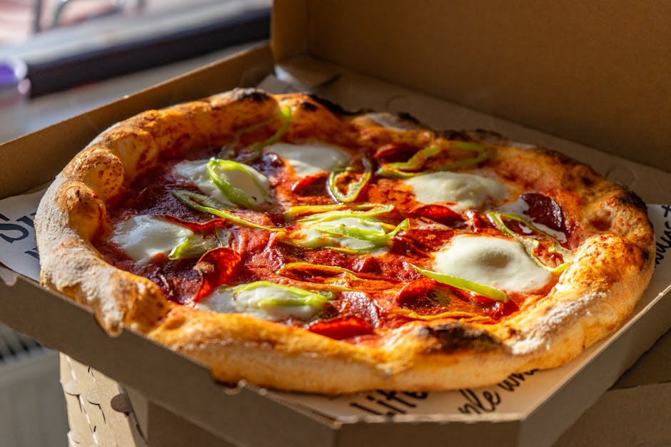 Traditional Italian pizza making